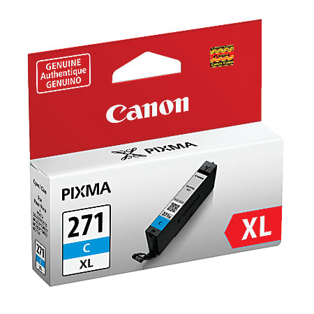 Canon CLI271XL Cyan Ink Tank - Genuine & Remanufactured