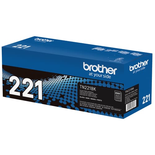 Brother TN221BK Black Toner Cartridge - Genuine & Remanufactured