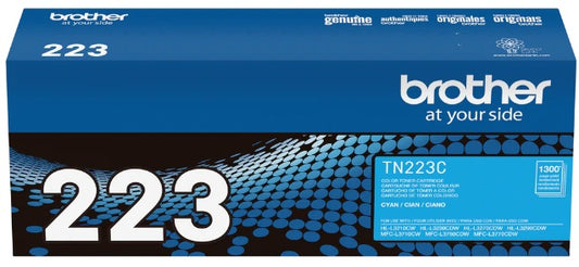 Brother TN-223C Cyan Toner Cartridge - Genuine & Remanufactured