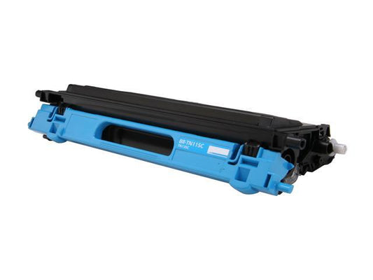 Brother TN-115C Cyan Toner Cartridge - Genuine & Remanufactured