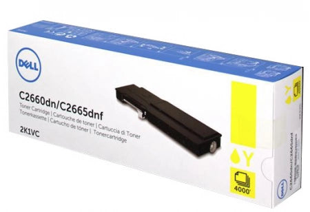 Dell 593-BBBR Yellow Toner Cartridge - Genuine & Remanufactured