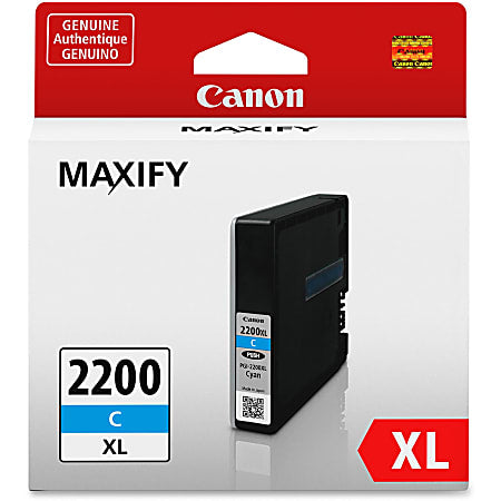 Canon PGI-2200XL Cyan Ink Tank - Genuine & Remanufactured