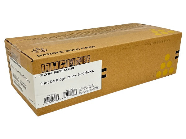 Ricoh 407656 Yellow Toner Cartridge - Genuine & Remanufactured