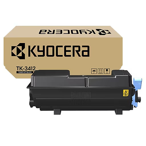Kyocera TK-3412 Black Toner Cartridge - Genuine & Remanufactured