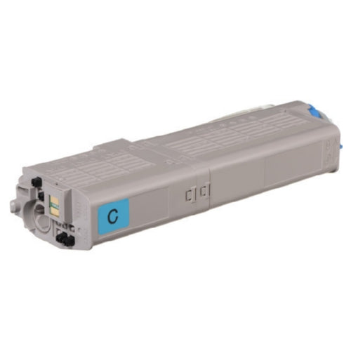 Okidata 46490603 Cyan Toner Cartridge - Remanufactured