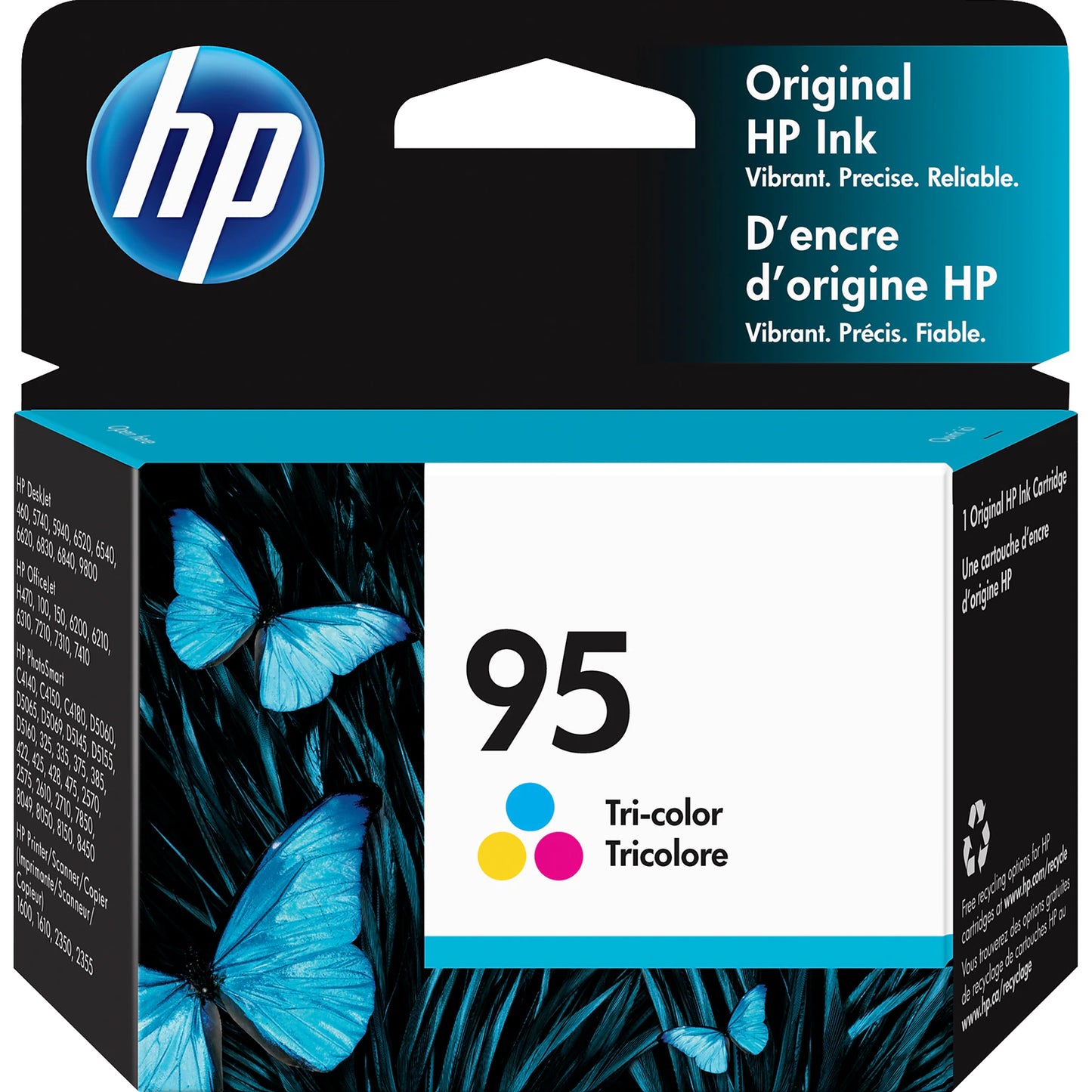 HP 95 (C8766WN) Tri-Color Ink Cartridge - Genuine & Remanufactured
