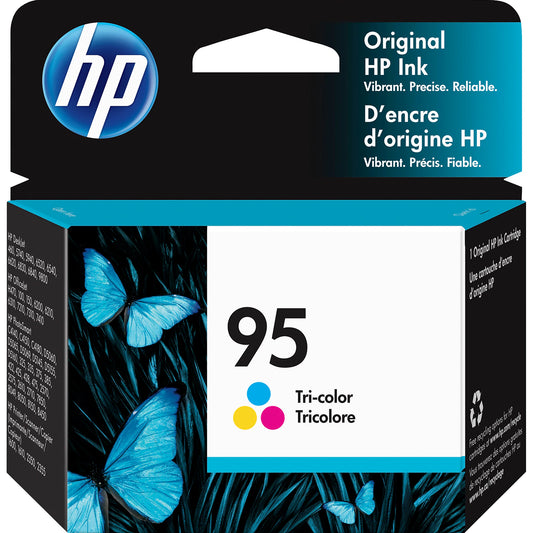 HP 95 (C8766WN) Tri-Color Ink Cartridge - Genuine & Remanufactured