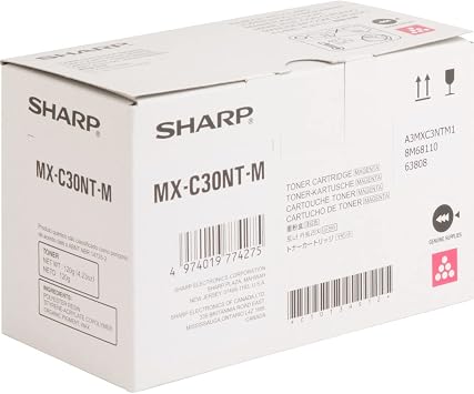 Sharp MX-C30NTM Magenta Toner Cartridge - Genuine & Remanufactured