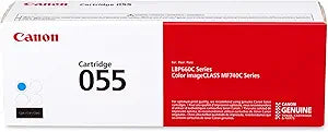 Canon 055 Cyan Toner Cartridge - Genuine & Remanufactured