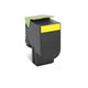 Lexmark 70C1HY0 Yellow Toner Cartridge - Genuine & Remanufactured