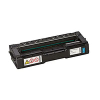 Ricoh 407654 Cyan Toner Cartridge - Genuine & Remanufactured