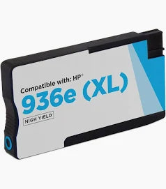 HP 936XL (4S6V3LN) Cyan Toner Cartridge - Genuine & Remanufactured
