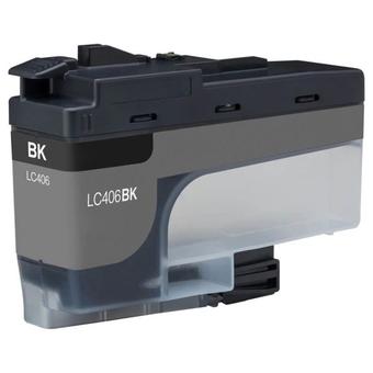compare product Brother LC406XLBKS Black Toner Cartridge - Genuine & Remanufactured
