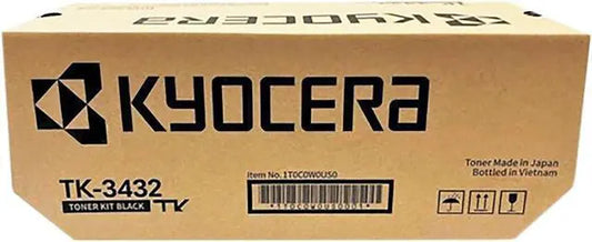Kyocera TK-3432 Black Toner Cartridge - Genuine & Remanufactured