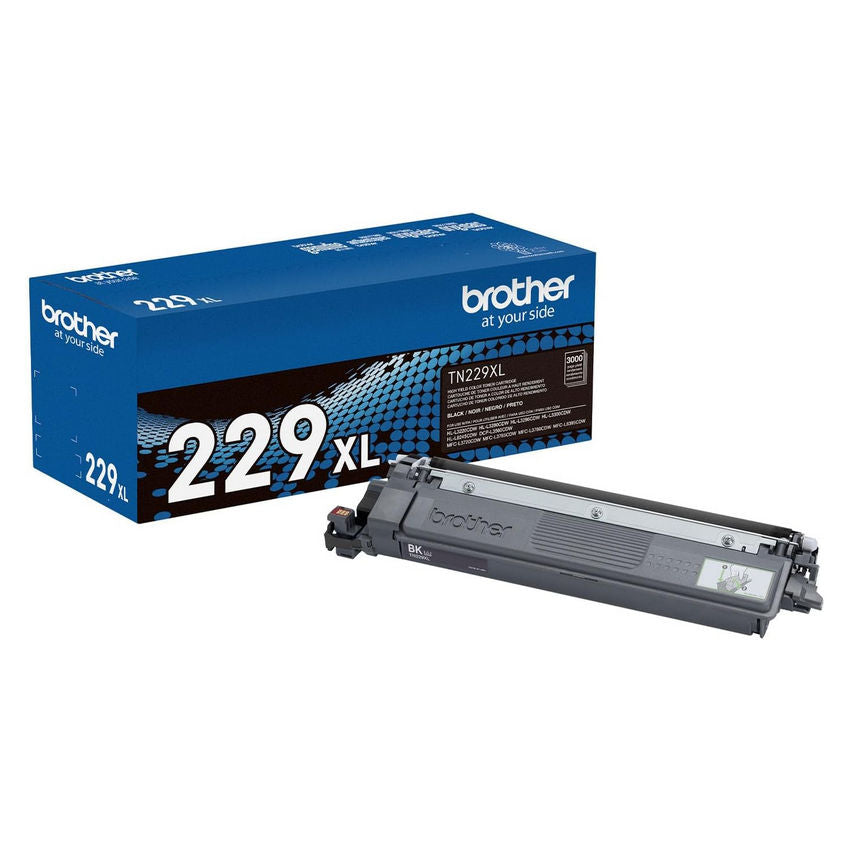 Brother TN229XL (TN229XLBK) Black Toner Cartridge - Genuine & Remanufactured