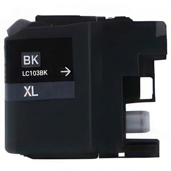 compare product Brother LC103BK Black Inkjet Cartridge - Genuine & Remanufactured