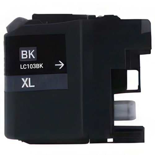 Brother LC103BK Black Inkjet Cartridge - Genuine & Remanufactured