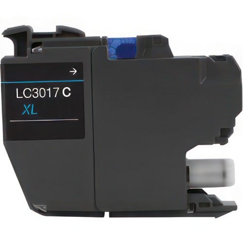 Brother LC3017C Cyan ink cartridge - Genuine & Remanufactured