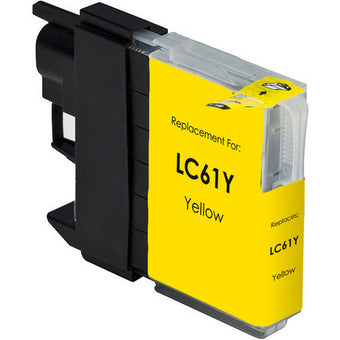 compare product Brother LC61Y Yellow Toner Cartridge - Genuine & Remanufactured