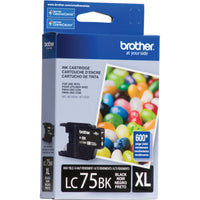 Brother LC75BK Black Inkjet Cartridge - Genuine & Remanufactured