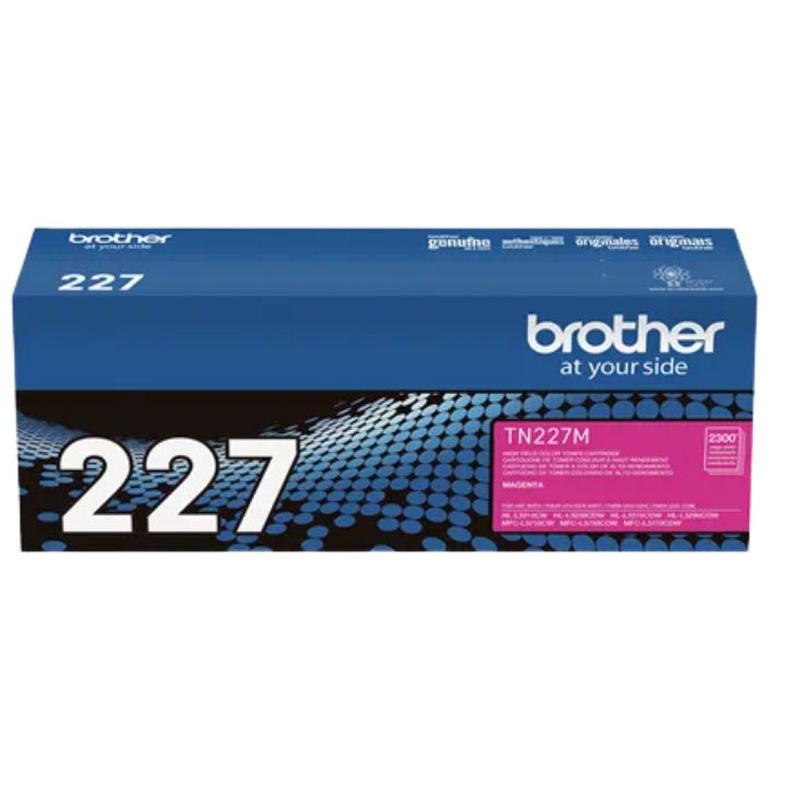 Brother TN227M (TN227M) Magenta Toner Cartridge - Genuine & Remanufactured