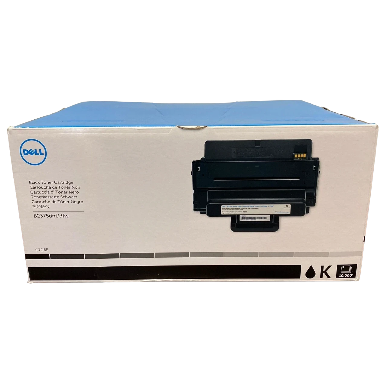 Dell 593-BBBJ Black Toner Cartridge - Genuine & Remanufactured