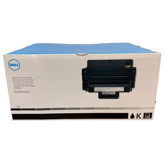 Dell 593-BBBJ Black Toner Cartridge - Genuine & Remanufactured