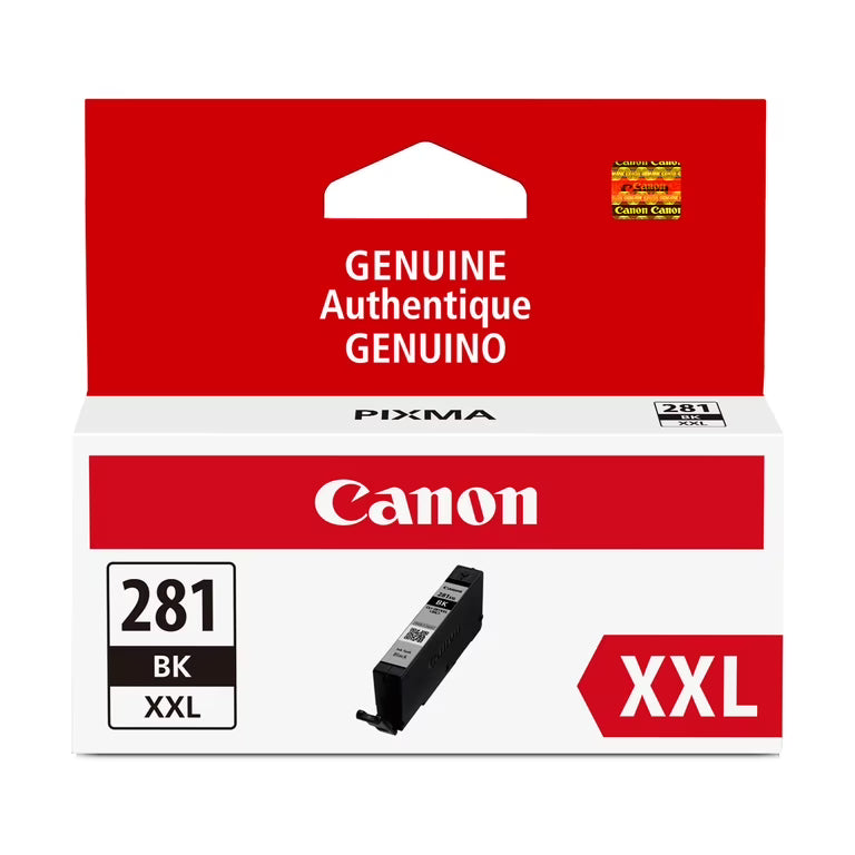 Canon CLI-281XXL Black Super High-Yield Ink Cartridge - Genuine & Remanufactured
