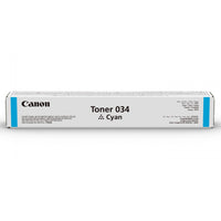 Canon 034 Cyan Toner Cartridge - Genuine & Remanufactured