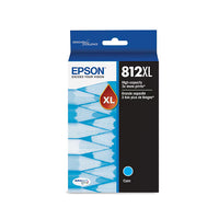 Epson Remanufactured T812XL Cyan Ink Cartridge - Genuine & Remanufactured
