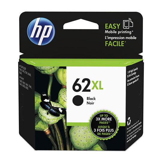 HP 62XL (C2P05AN) Black Toner Cartridge - Genuine & Remanufactured