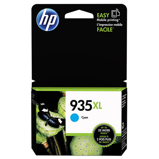 HP 935XL (C2P24AN) Cyan Toner Cartridge - Genuine & Remanufactured