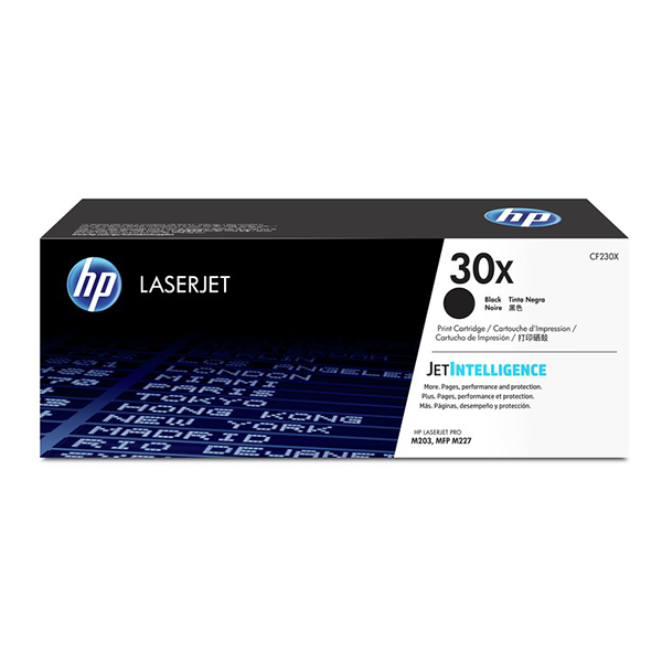 HP 30X (CF230X) Black Toner Cartridge — Genuine & Remanufactured