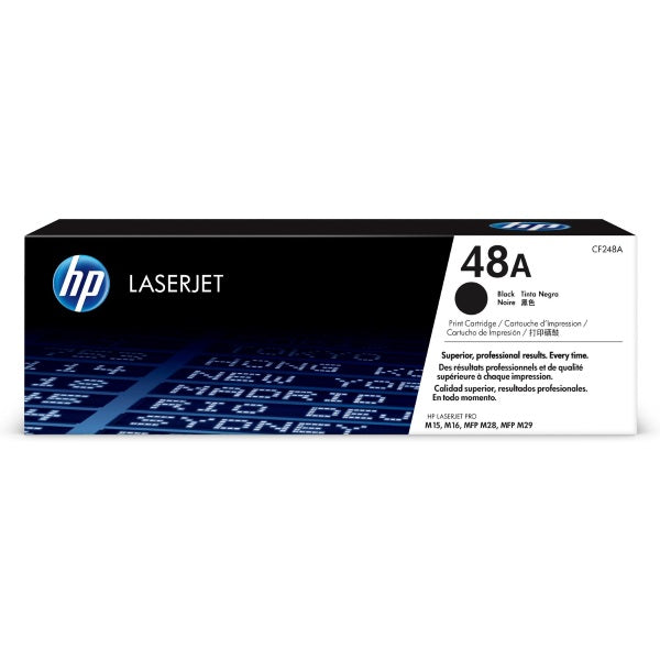 HP 48A (CF248A) Black Toner Cartridge - Genuine & Remanufactured