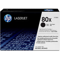 HP 80X (CF280X) Black Toner Cartridge — Genuine & Remanufactured