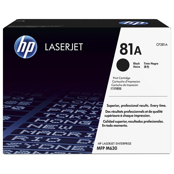 HP 81A (CF281A) Black Toner Cartridge — Genuine & Remanufactured