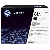 HP 81A (CF281A) Black Toner Cartridge — Genuine & Remanufactured