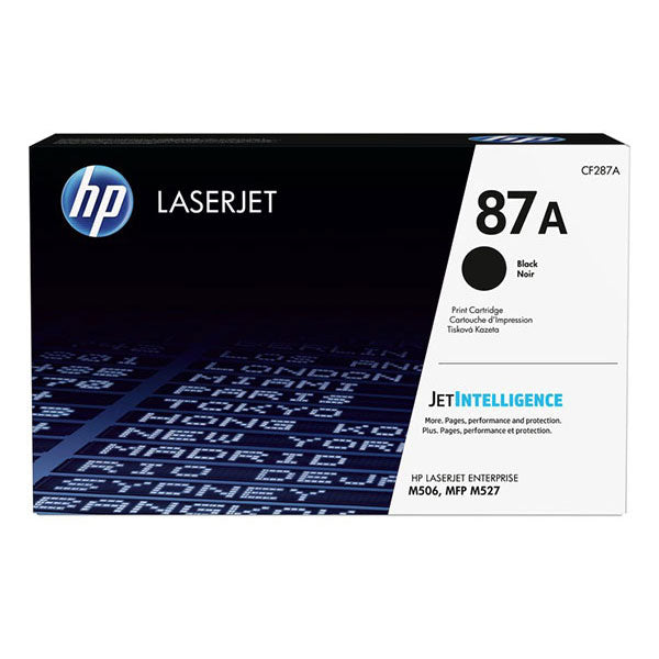 HP 87A (CF287A) Black Toner Cartridge - Genuine & Remanufactured