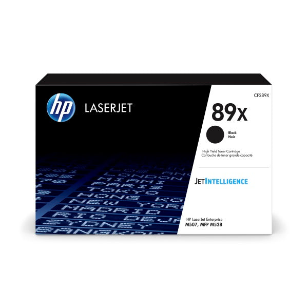 HP 89X (CF289X) Black Toner Cartridge - Genuine & Remanufactured