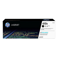 HP 410X (CF410X) Black Toner Cartridge — Genuine & Remanufactured