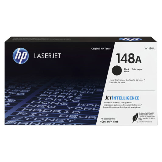 HP 148A (W1480A) Black Toner Cartridge - Genuine & Remanufactured