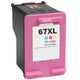 HP 67XL (3YM58AN) Tri-Color Toner Cartridge - Genuine & Remanufactured