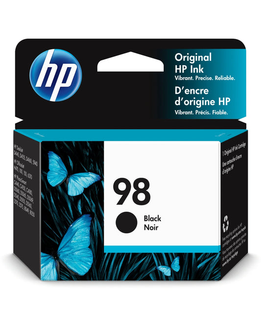 HP 98 (C9364WN) Black Inkjet Cartridge - Genuine & remanufactured