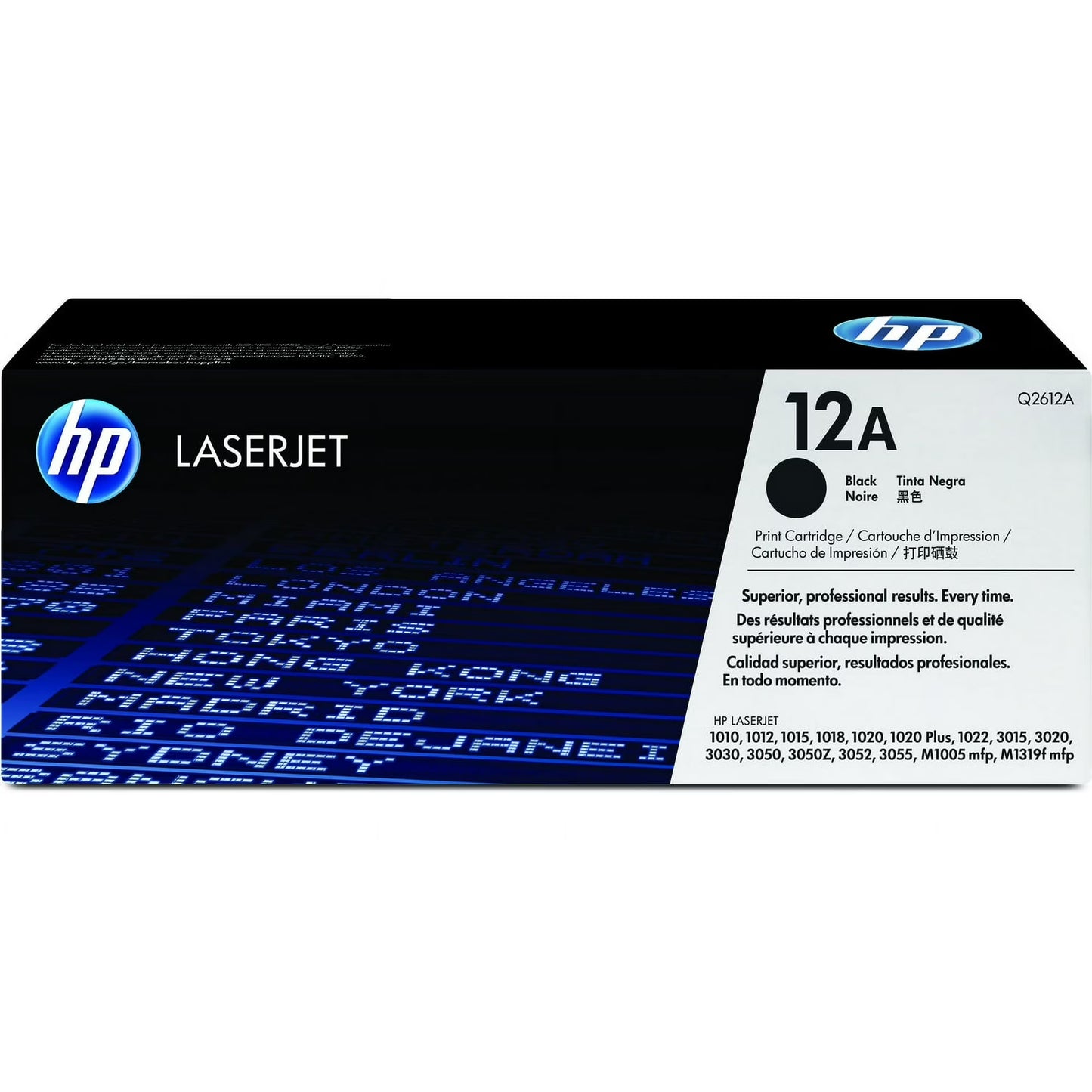 HP 12A (Q2612A) Black Toner Cartridge - Genuine & Remanufactured