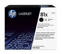HP 81X (CF281X) Black Toner Cartridge - Genuine & Remanufactured