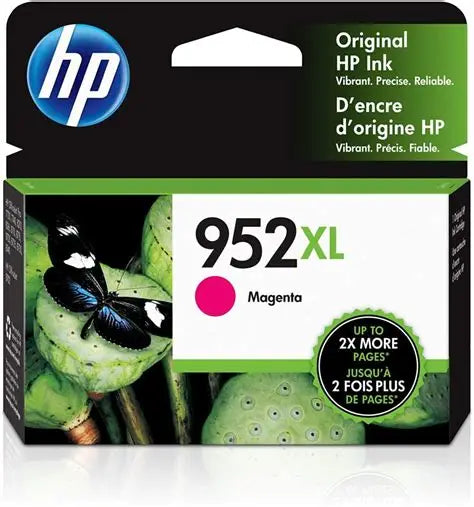 HP 952XL Magenta Ink Cartridge - Genuine & Remanufactured