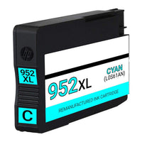 HP 952XL Cyan Ink Cartridge - Genuine & Remanufactured