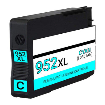 compare product HP 952XL Cyan Ink Cartridge - Genuine & Remanufactured