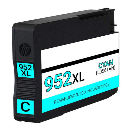 HP 952XL Cyan Ink Cartridge - Genuine & Remanufactured