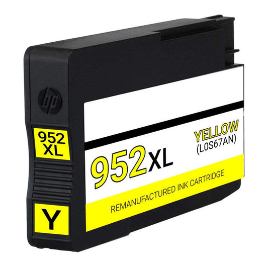 HP 952XL Yellow Ink Cartridge - Genuine & Remanufactured